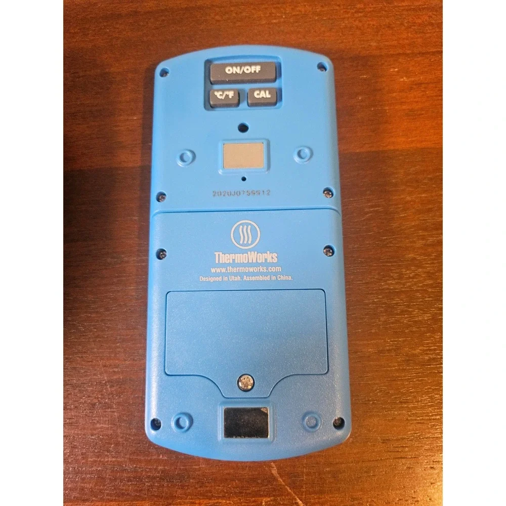 ThermoWorks ChefAlarm Digital Thermometer Blue Cooking Timer Case
